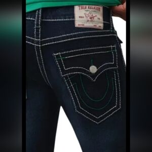 True Religion Dark Blue Straight Jeans